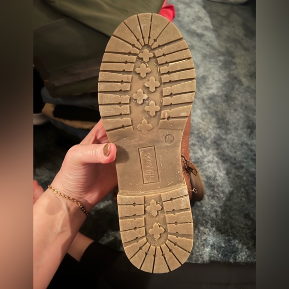 Combat brown boots - Picture 2 of 3